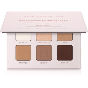 SOSU Cosmetics Matte Eyeshadow Palette paletă cu farduri de ochi - imagine 2